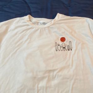 Cream Surf shirt Skeletons